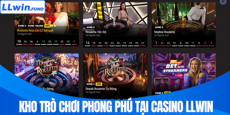 Casino LLWIN - Sảnh Game Hiện Đại & Cơ Hội Thắng Lớn 2026