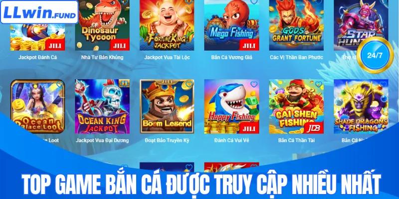 Bắn Cá LLWIN - Sân Chơi Đổi Thưởng Đẳng Cấp Số 1 Hiện Nay