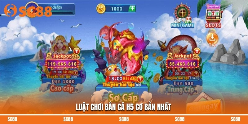 Bắn Cá H5 – Trò Chơi Giải Trí Hấp Dẫn Tại SC88