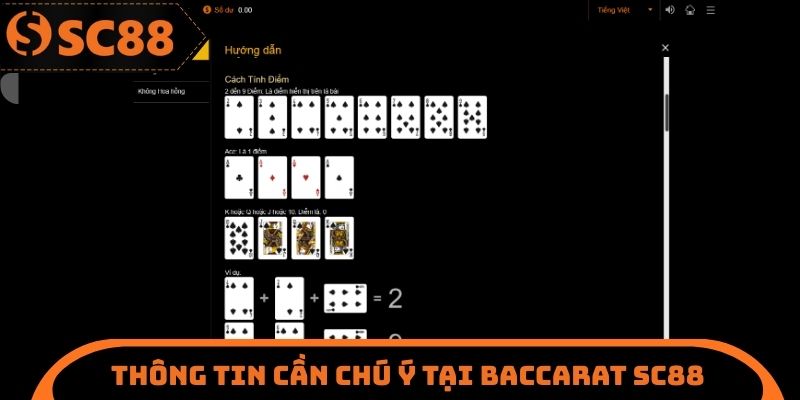 Baccarat SC88 - Các Yếu Tố Ảnh Hưởng Đến Trải Nghiệm Cá Cược